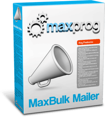 MaxBulk Mailer Boîte de vente au détail